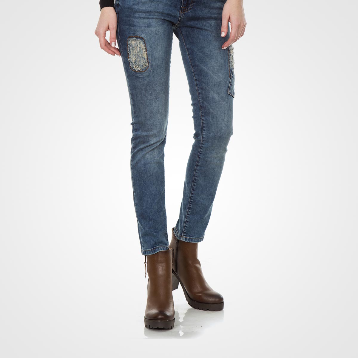Pantalones vaqueros straight para mujer